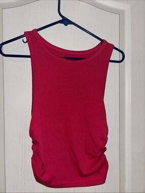 Women’s Sleeveless Ribbed Tank Top - Pink